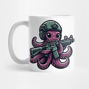 Tactical Octopus Adventure Tee: Where Intelligence Meets Style Mug